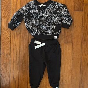 Burt's Bees Black and White Spider Web Kids Set